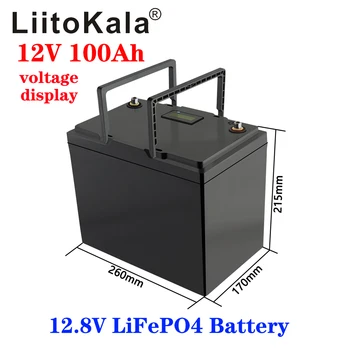 LiFePO4-baterÃa de litio de 12V, 100Ah, 120Ah, BMS, 3000 ciclos, para RV, Campers, carrito de Golf, todoterreno, viento Solar, embarcaciones, barcos, Autocaravana 2
