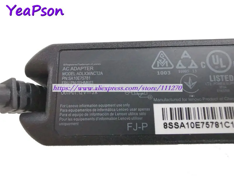 Адаптер переменного тока для ноутбука Lenovo ThinkPad 10 Helix 2 M5Y70 M5Y71 20CGA01RCD 20CG|Адаптеры