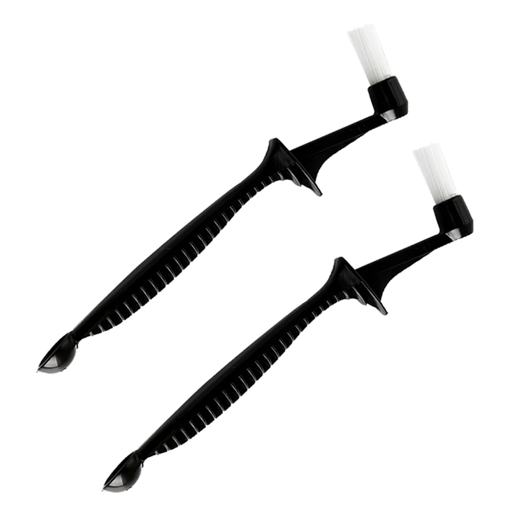 Pack of 2 Coffee Machine Cleaning Brush Espresso Brush Coffee Cleaning Tool with Spoon For Espresso Machine Group Head 