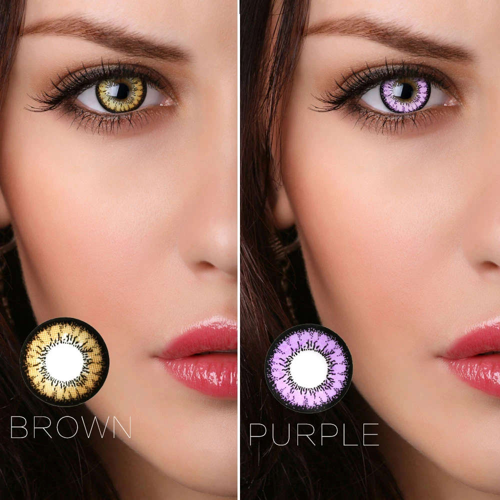 Цветные контактные линзы Jewelens ed цветные для глаз цветная Косметика Con 3tone Honey
