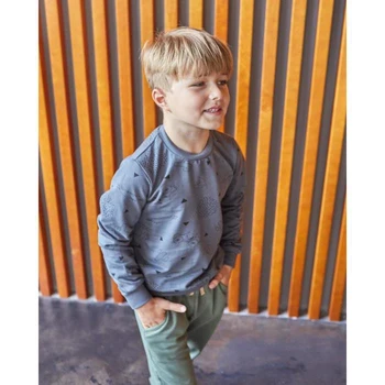

Sweatshirt for the boy KAFTAN p. 34 (122-128 cm), gray