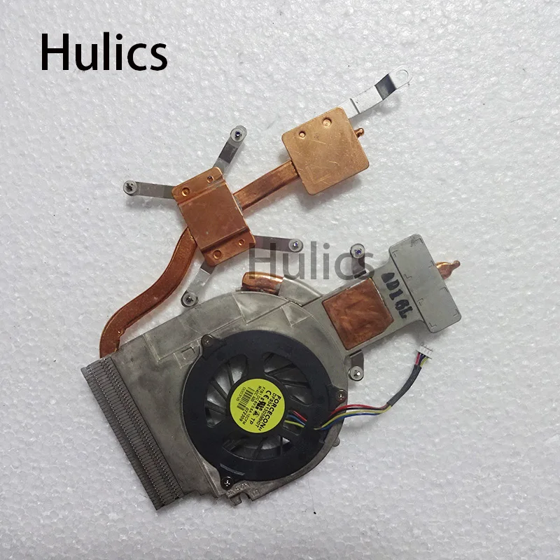 Hulics CN-0Y140J для DELL Studio 1555 Вентилятор охлаждения теплоотвод медная трубка 0Y140J