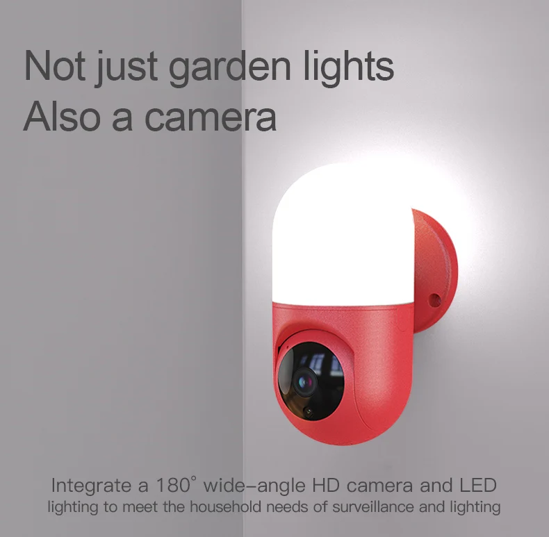 4 Wall light camera