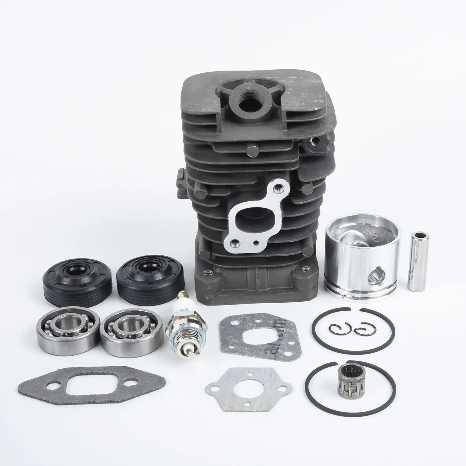 

Cylinder Piston Crank Bearing Seal Kit For Jonsered CS2137 CS2138 2035 Chainsaw Gaskets Needle Bearing Spark Plug Oil Seals