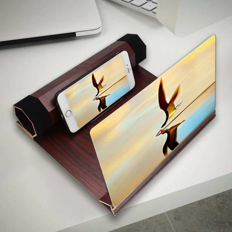 12 inch Cellphone 3D Screen Video Magnifier Magnifies Smartphone Film Amplifying Projector Stand Bracket 12 inch Cellphone 3D Screen Video Magnifier Magnifies Smartphone Film Amplifying Projector Stand Bracket