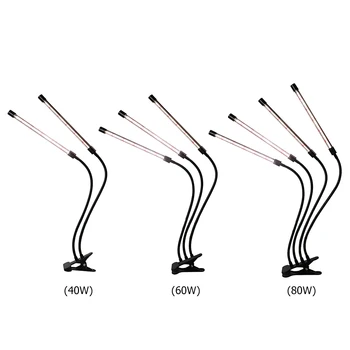 

Clip-On Indoor Flowers Vegetables Growth Lamps 2/3/4 Tubes USB LED Grow Lights Plant Growth Lights Lamp Bulb Plants Lamps