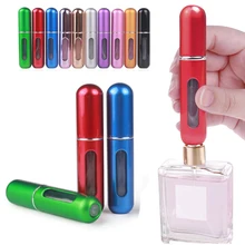 5 мл многоразовый мини флакон-спрей для духов Алюминиевый распылитель портативный дорожный косметический контейнер флакон для духов