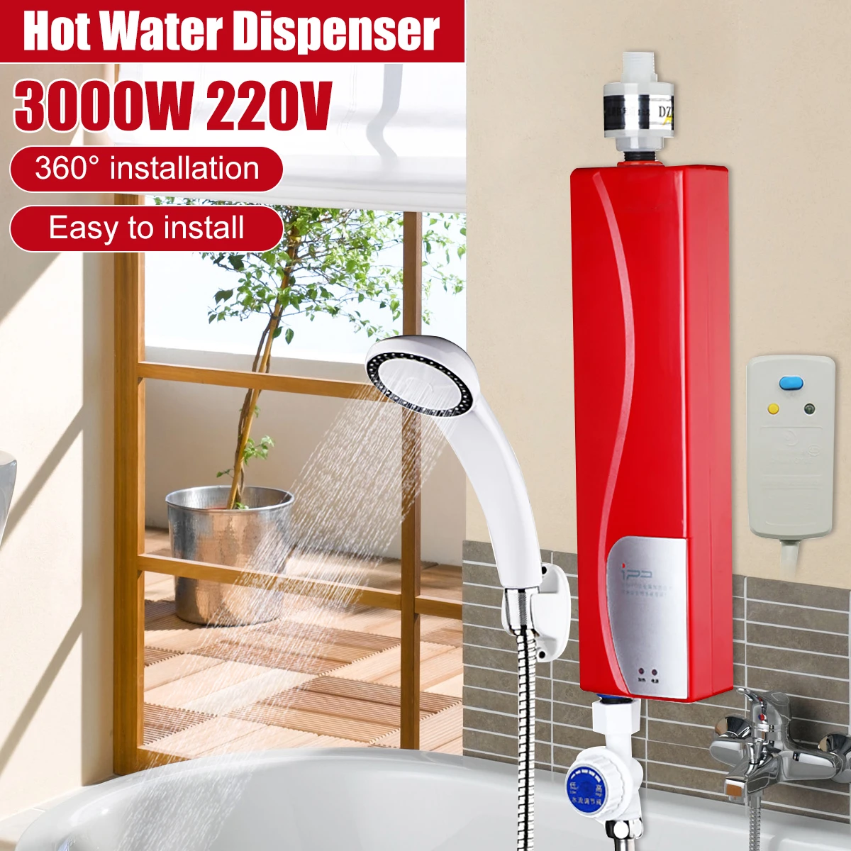 tankless instant hot water dispenser