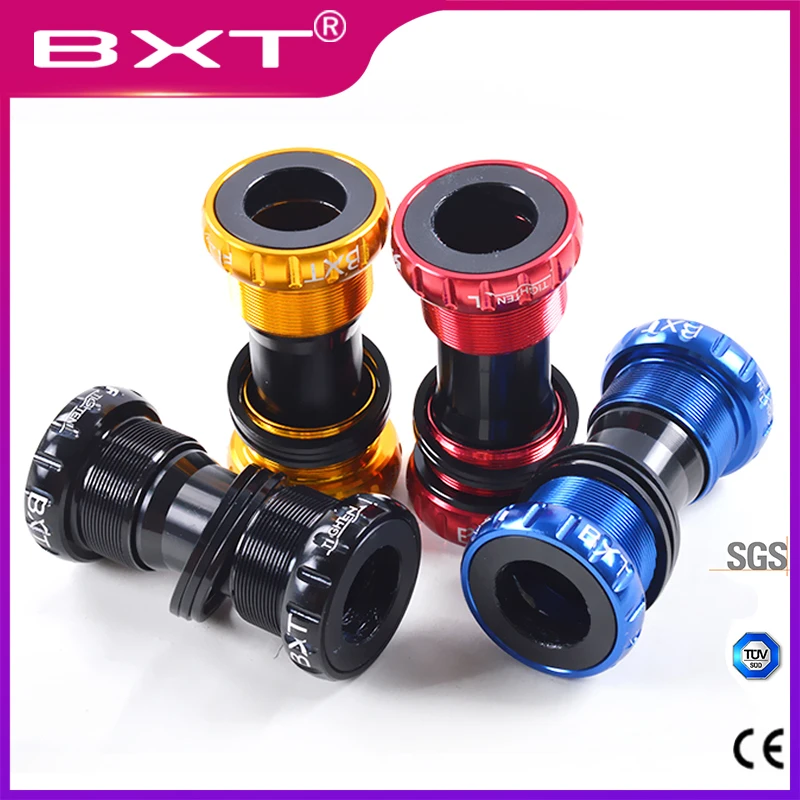 

New Cycling Aluminum Alloy Waterproof BSA Crank Set Axis Parts Bicycle Bottom Bracket MTB Road Bike Axis BB 68/73mm Ultralight