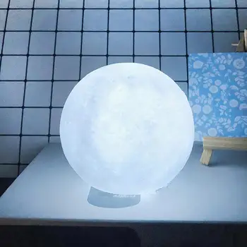 

Round Moon Shape Battery Powered LED Light Lamp Home Bedroom Study Room Decor