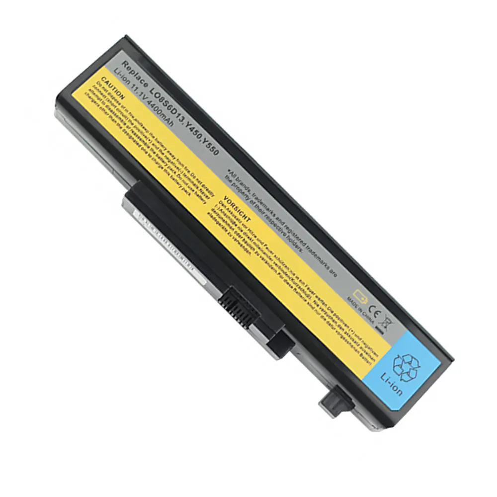 4400 мА/ч, Размер Аккумулятор для Lenovo IdeaPad y450 y450a Y450G y550 p Y550A L08S6D13 L08L6D13 L08O6D13 Аккумуляторы для ноутбуков
