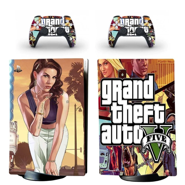 Grand Theft Auto GTA 5 PS5 Digital Edition Skin Sticker Decal for
