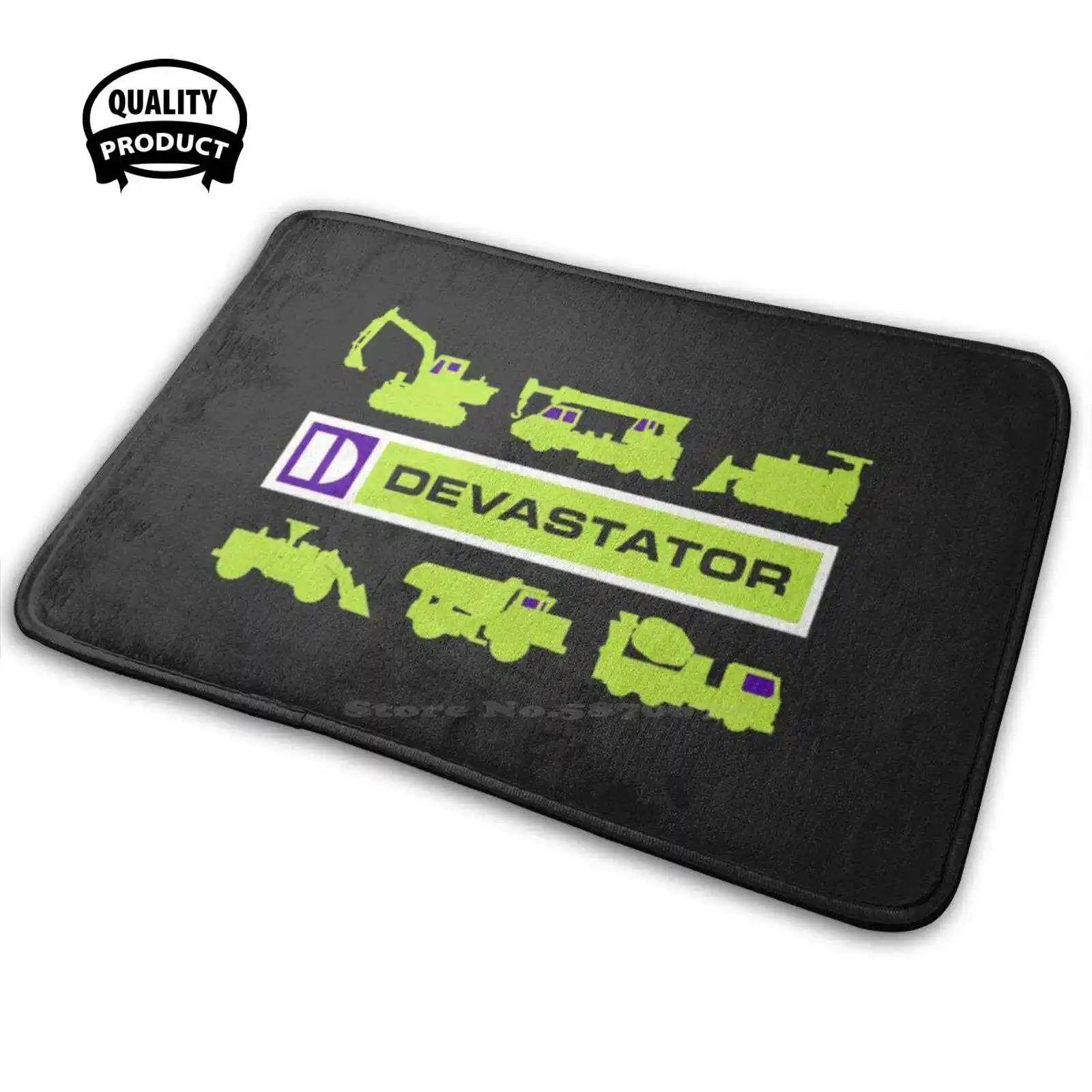 Destroator Soft House Family Tappetino Antiscivolo Tappeto Tappeto Constructicons Trituratore Trasforma Decepticon Decepticon Autobots