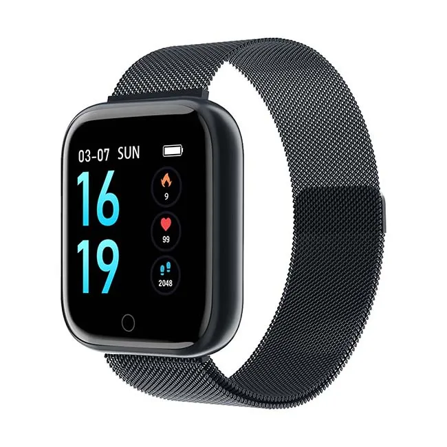 Смарт-часы IP67 водонепроницаемые серии 4 Смарт-часы для honor xiaomi apple iphone 6 6s 7 8 X XS 11 plus samsung android часы - Цвет: steel black