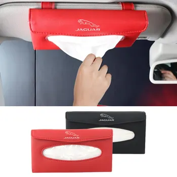 

Car Sun Visor Interior Decoration Hanging Tissue Box for Jaguar XJ XJL XJS XJ6 XK F-type E-Pace E-Type X-Type S-Type XF XE