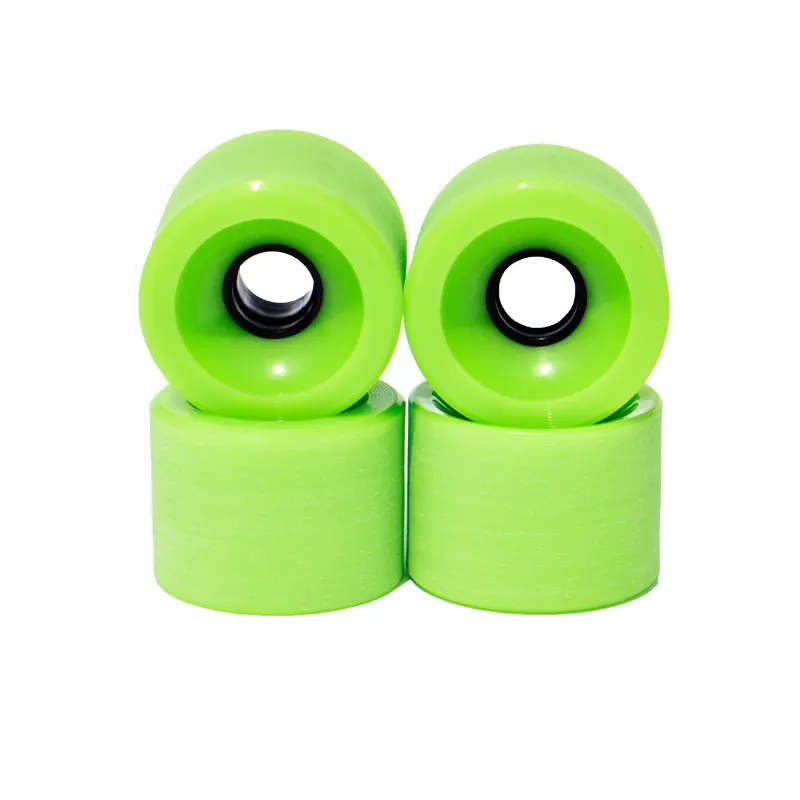 Skateboard Accessories Skateboard Wheel 4pcs 70x51mm Matte Surf Skateboard Wheels Longboard Low Noise Wear-resisting Road Field Street Skating