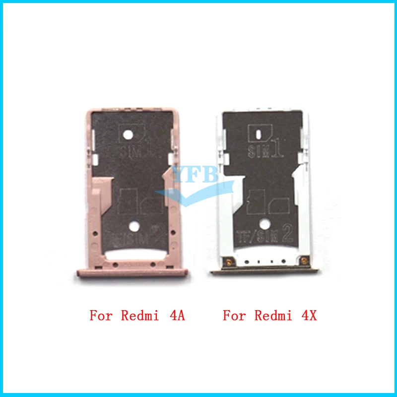 Soporte para tarjeta SIM para Xiaomi Redmi 4 4A 4X, ranura para tarjeta Micro SD, piezas de repuesto para adaptador