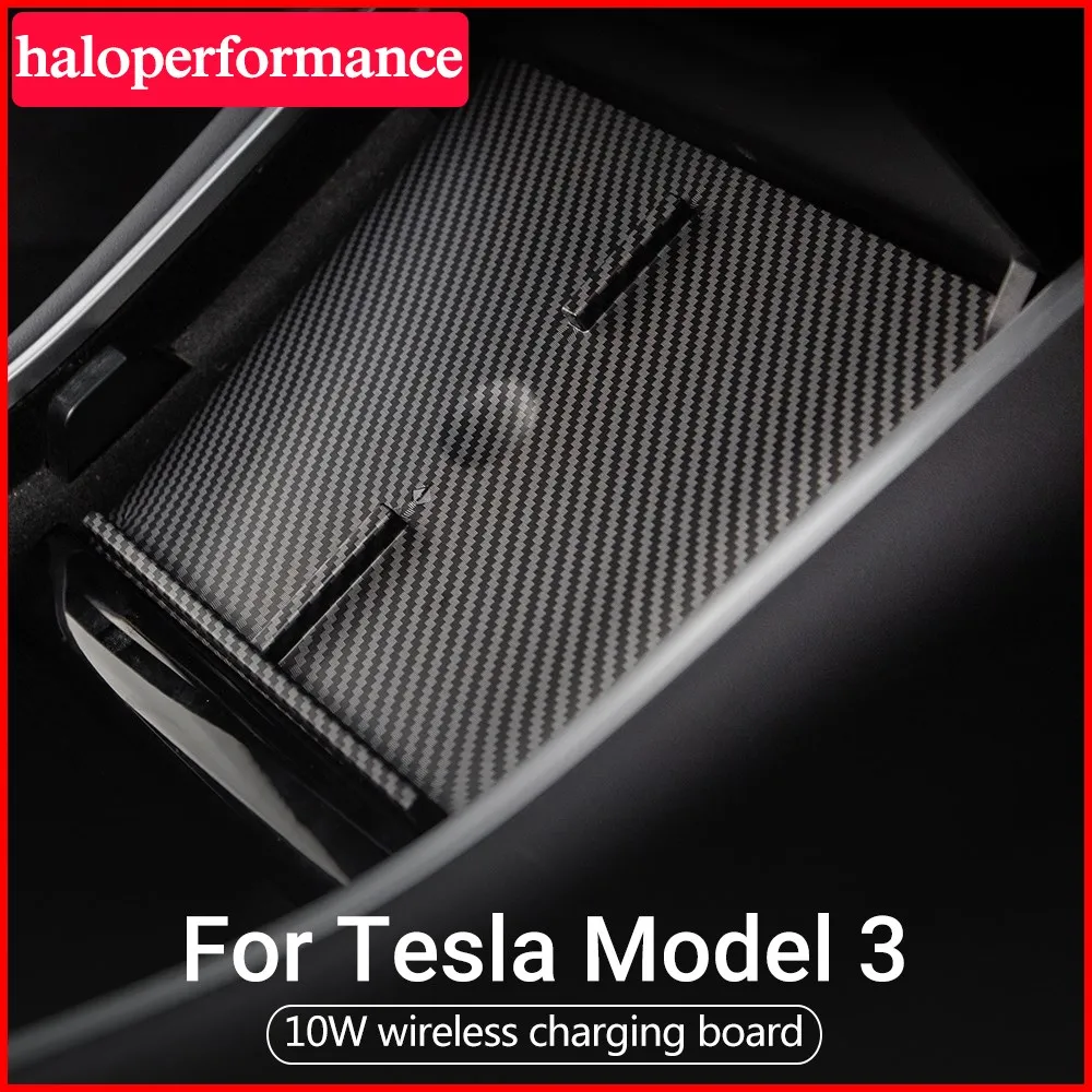 Wireless Charging Pads For Tesla Model 3 Car Phone Center Control Fast
