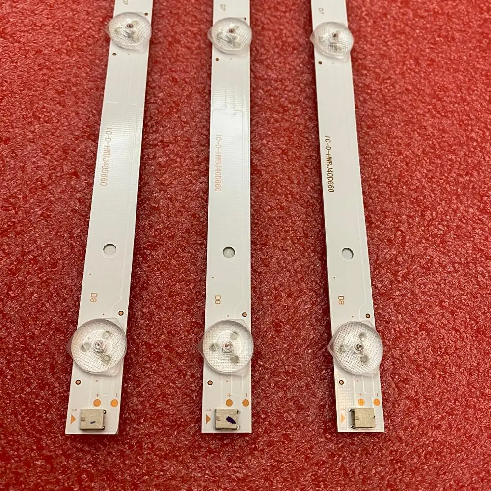 3 шт. светодиодный Подсветка полосы для цифрового фотоаппарата PANASONIC TX 40ESW504B 40FS503