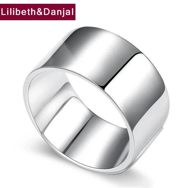 Mens Silver Ring 925 Silver Band for Men 999 Silver 