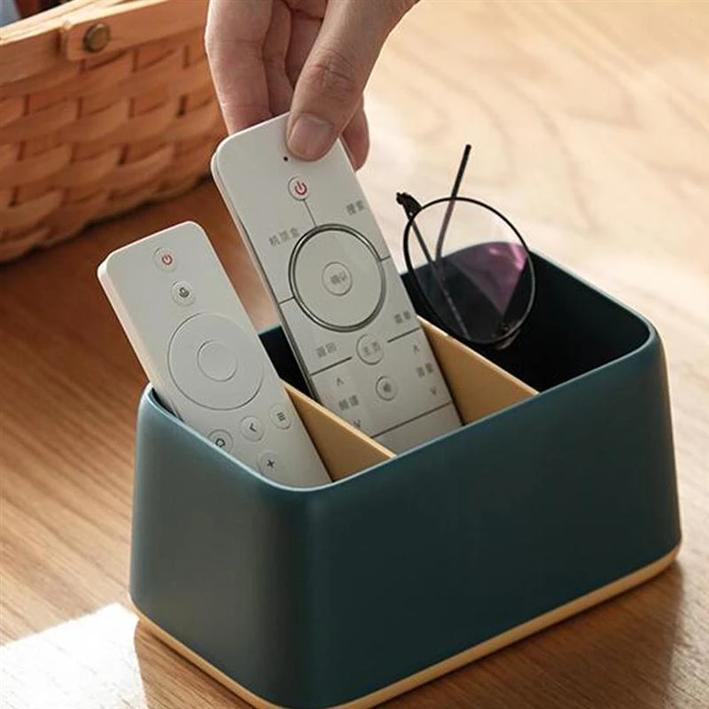 Desktop Remote Control Storage Box Multi Grids Storage Container