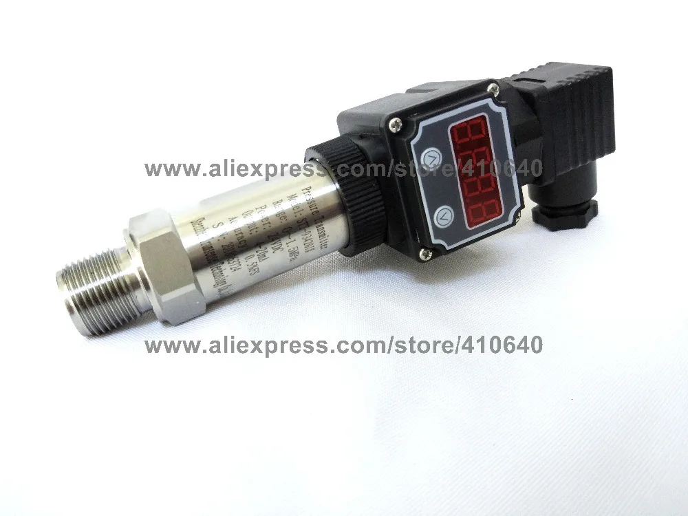 Датчик давления от 4 до 20mA DC24V M20x1.5 светодиодный диффузный кремниевый цифровой дисплей 1,5 МПа 0.5% точность другой диапазон доступен