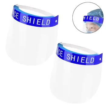 

2pc Kitchen Oil Splash Protective Mask Anti-Smoke Masks Cook Tansparent Protect Shield Screen Anti-Shock Safety Mask 5.8