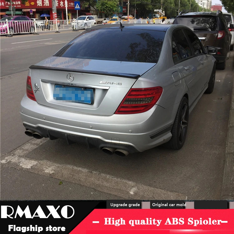 Спойлер для Benz W204 2008 2014 C class C180 200 260 300 C63 высококачественный материал ABS цветной
