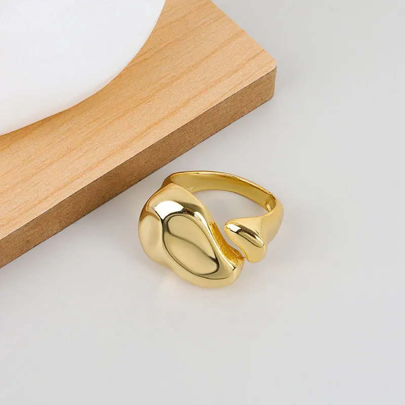 Silver Irregular Width Open Ring Female Jewelry, silver ring,opening ring,finger ring