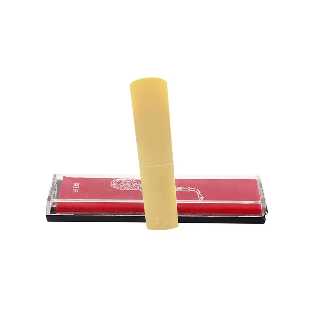

1PC Plastic Reed for Alto Saxophone Instruments Sax Parts Accessory Reeds With Cases Box for Beginners