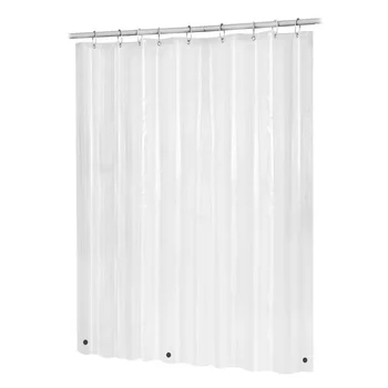 

PEVA Bathroom Shower Curtain Liner Clear Heavy Duty Waterproof Shower Curtain Liner Anti-Microbial Mildew Resistant DTT8