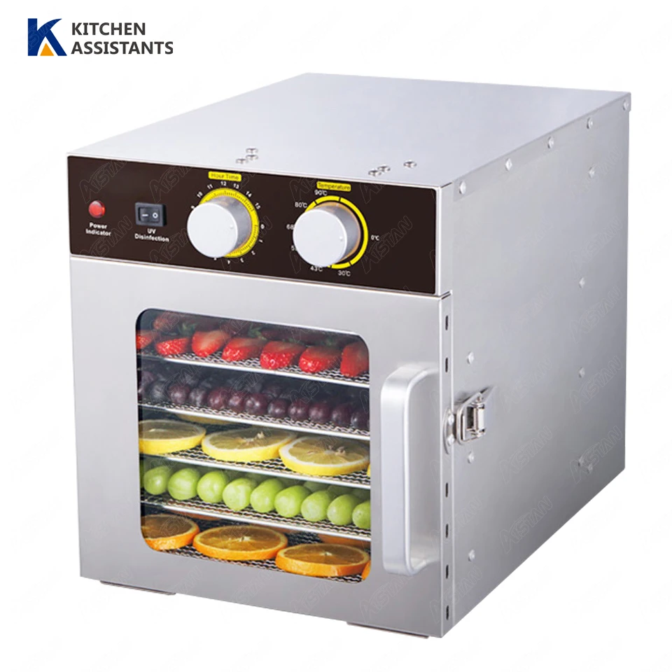 ST04 Electric 220V 110V Fruits Dehydrator Machine Commercial Stainless