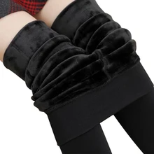 

2022NEW 2021 New Fashion 8 Colors Winter Leggings Women's Warm Leggings High Waist Thick Velvet Legging Solid All-Match Sexy
