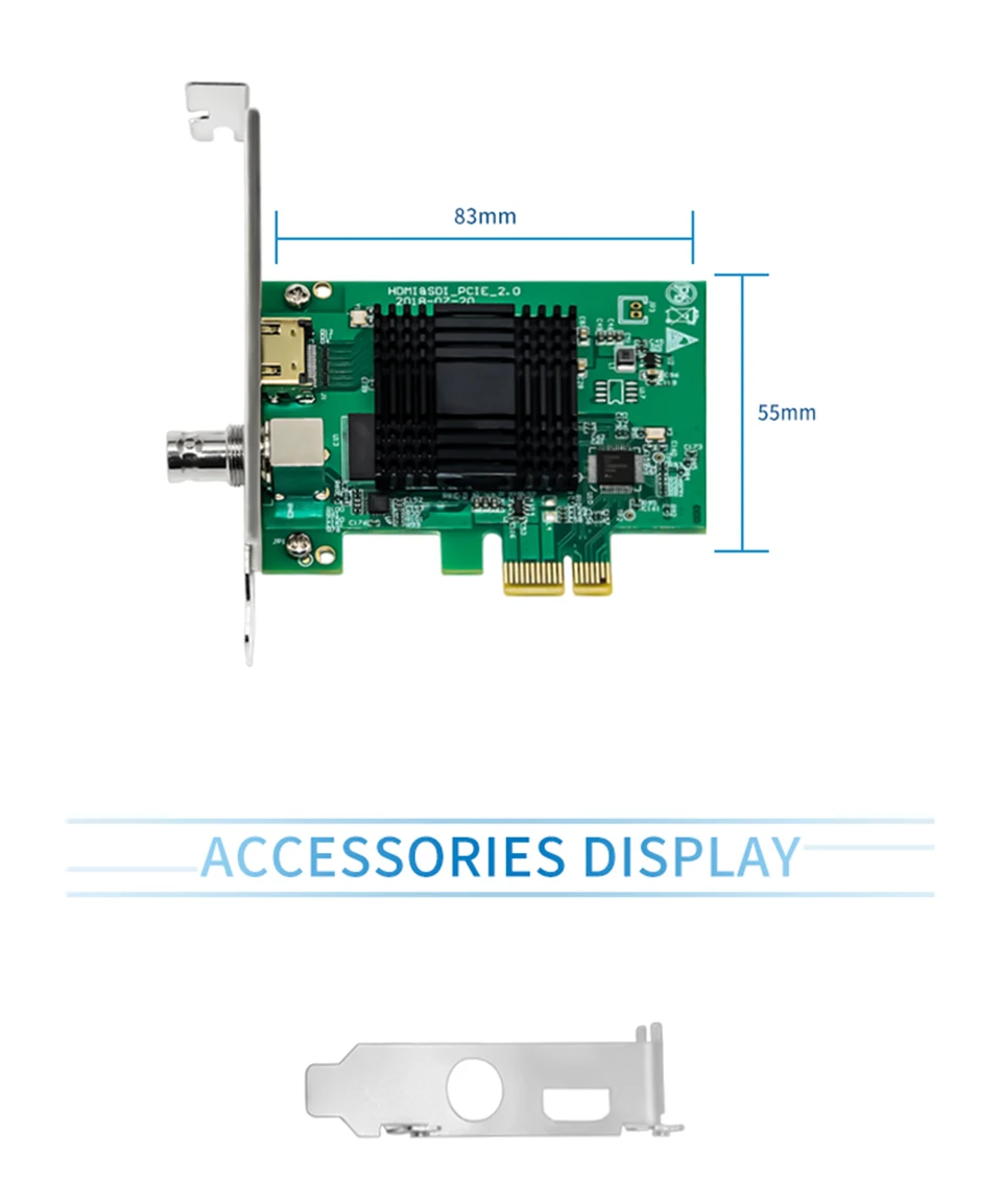 Vmix OBS Streaming Live Broadcast HD PCIe 1080P Linux SDI HDMI Video Capture Car