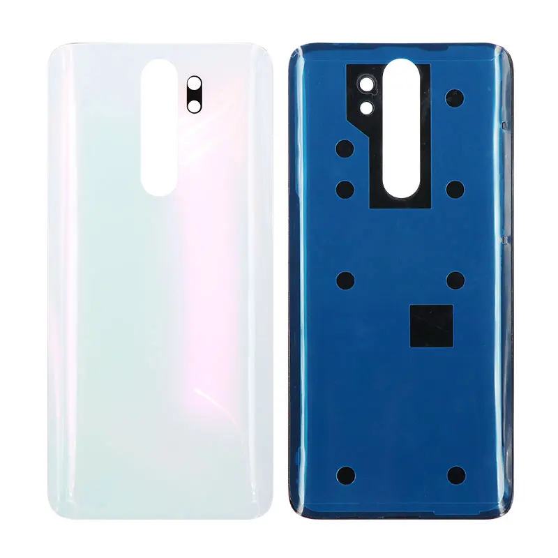 Чехол для Xiaomi Redmi Note 8 Pro, запасная стеклянная задняя крышка для Xiaomi Redmi Note 8 Pro - Цвет: Белый