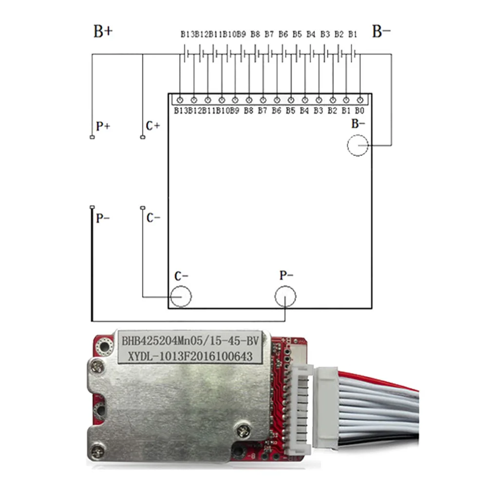 DIY 10S литиевая батарея протектор BMS Замена платы PCB с балансом 36V 30A