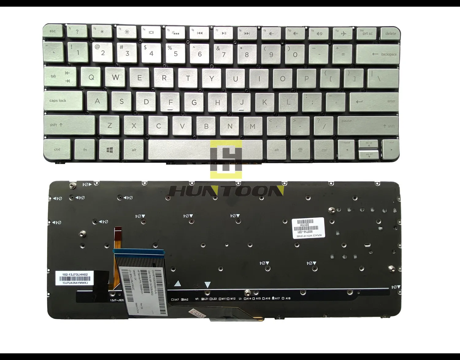 HP Spectre 13-3003sx HP Spectre 13-3004es HP Spectre 13-3004ep HP Spectre 13-3003TU Keyboards4Laptops German Layout Backlit Silver Laptop Keyboard Compatible with HP Spectre 13-3003ex HP Spectre 13-3003sx HP Spectre 13-3004es HP Spectre 13-3004ep HP Spectre 13-3003TU Keyboards4Laptops German Layout Backlit Silver Laptop Keyboard Compatible with HP Spectre 13-3003ex