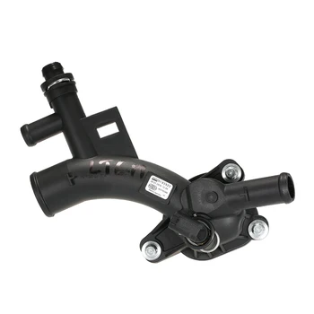 

Hot Auto Engine Cooling System Thermostat Housing Water Pump Outlet + Temp Sensor 25193922