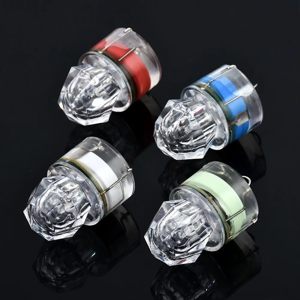 Description Picture 4 of itemMini Submersible LED Fishing Light Deep Drop Underwater Diamond Fish Squid Strobe Bait Lure Finder Light Underwater Tool 4 Color