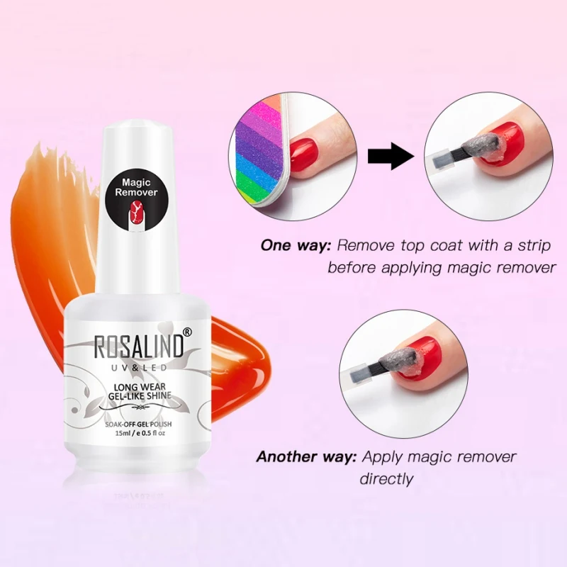 15 мл гель для ногтей/Средство для снятия лака Magic Remover Health Fast в течение 2-3 минут УФ гель лак для ногтей