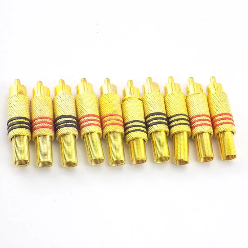2//4pcs BNC RCA Male Connector Adapter For CCTV video camera Audio Cable Plug