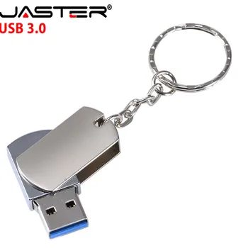 

JASTER laser custom metal flip USB 3.0 memory stick usb flash drive 128GB 64GB 16GB 32GB 4GB pendrive Over 10 pcs free logos
