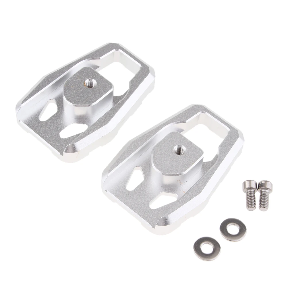 Silver Мотоцикл Алюминиевый сплав ног Peg педали для Honda Африка Твин CRF1000L - Цвет: Silver