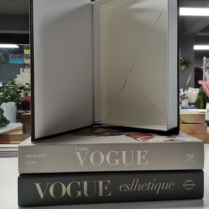 Can Opened Decorative Book Fake Book Modern Home Decor Nordic Decoration Coffee Shop Soft Outfit
