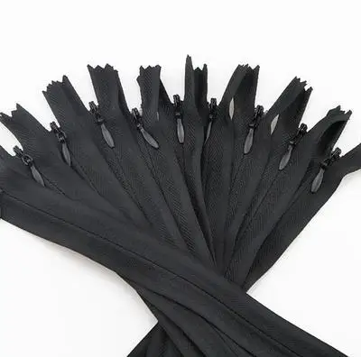 Niet-Deelbare Nylon rits - Wit - 20cm - 3mm - per stuk