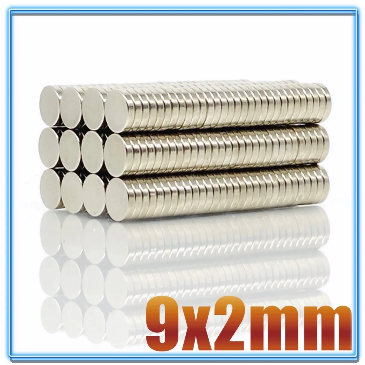 10-1000Pcs 9x2 Neodymium Magnet 9x2mm N35 NdFeB Permanent Small Round Super Powerful Strong Magnetic Magnets Disc 9*2