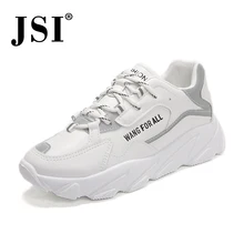 JSI Fashion Women' s Flats Mixed Colors Letter Print Cross-Tied Lace-Up Anti-Slippery Breathable Shoes Comfortable Sneakers JY82