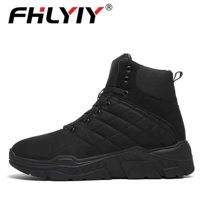 Fhlyiy/зимние мужские ботинки; уличные плюшевые теплые непромокаемые ботинки с зонтиком; Нескользящие резиновые кроссовки; Zapatos De Hombre