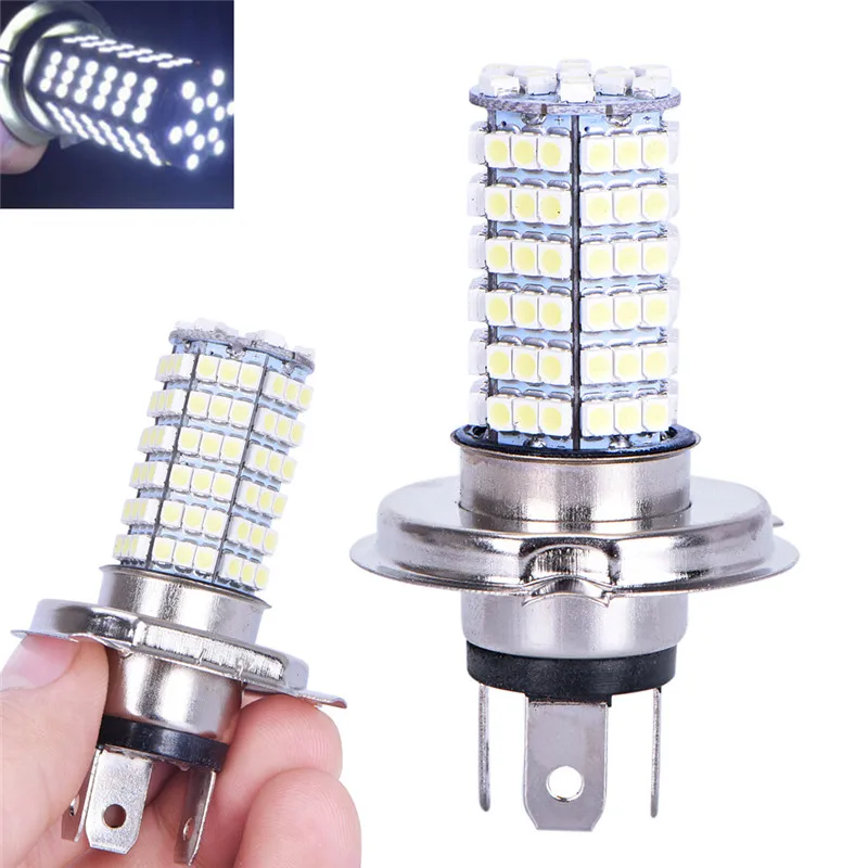 1 шт. H4 120 SMD автомобильный светильник лампа Hi/Low Beam светодиодный противотуманная