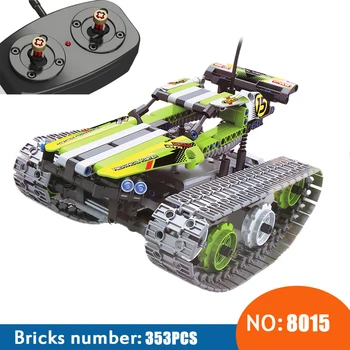 

Technic The Rc Track New 8015 353pcs Remote-control Racer Building Block Children's Toy Birthday Gift Compatible